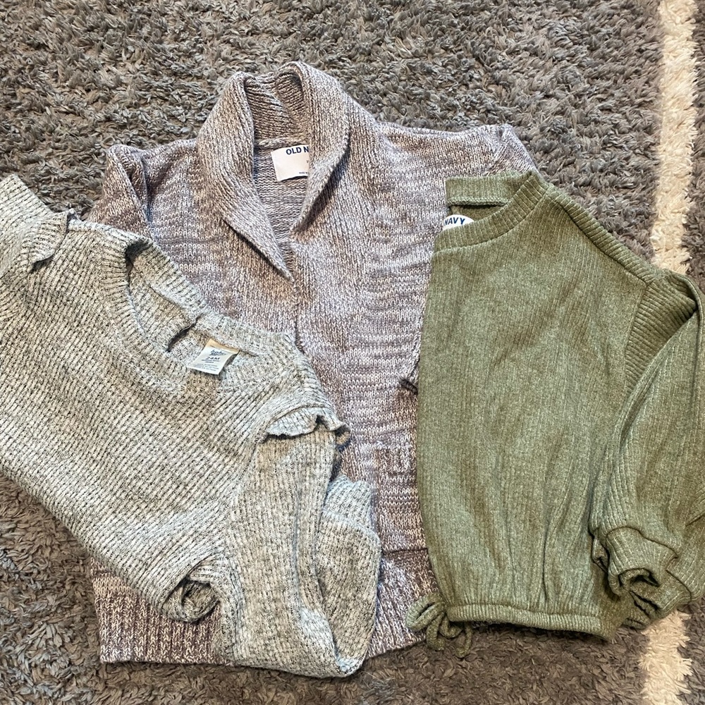 2T toddler girls sweater bundle